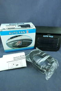 Car Window Fan Solar Powered (Black, Third Generations) - Picture 1 of 13