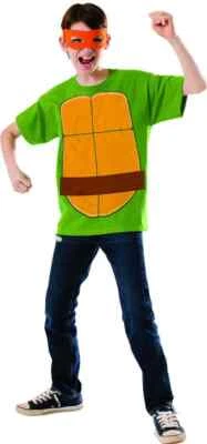 Camisa Miguel Ángel TMNT Adolescente Mutante Tortugas Ninja Halloween Niño Disfraz Foto 1 de 2