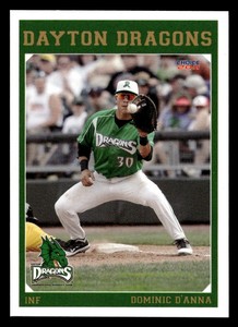 2011 Choice Dayton Dragons Dominic D'Anna #07 Dayton Dragons