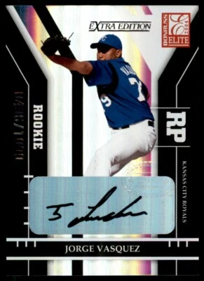 Jorge Vasquez 2004 Donruss Elite Extra Edition Rookie Autograph #256 0406/1000 - Image 1 of 2