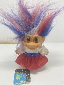 Russ Trolls Around The World United States Doll 5” May 30 1992 - Picture 1 of 2