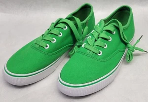 Dream Seek Damen Schnürschuhe Canvas Sneaker grün/limette Gr. 7 M NEU - Bild 1 von 17