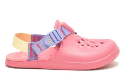 Chaco Kids Chillos Slip on Clog Sandal Pink/Purple Youth Big Kids Size 5 NWT - Image 1 of 4