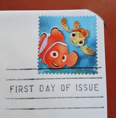 2012 Mail A Smile Finding Nemo Disney Pixar USPS FDC primer día portada caché Foto 1 de 3