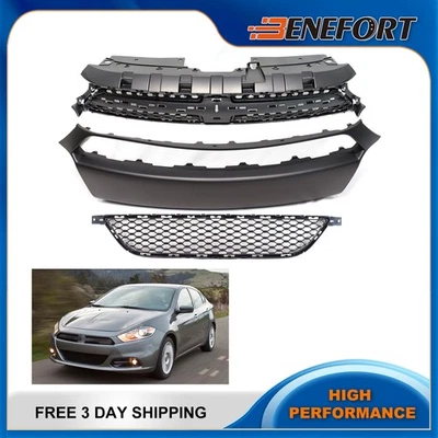 1 комплект решетки молдинга переднего бампера для Dodge Dart 2013 2014 2015 2016 годов выпуска - Изображение 1 из 4