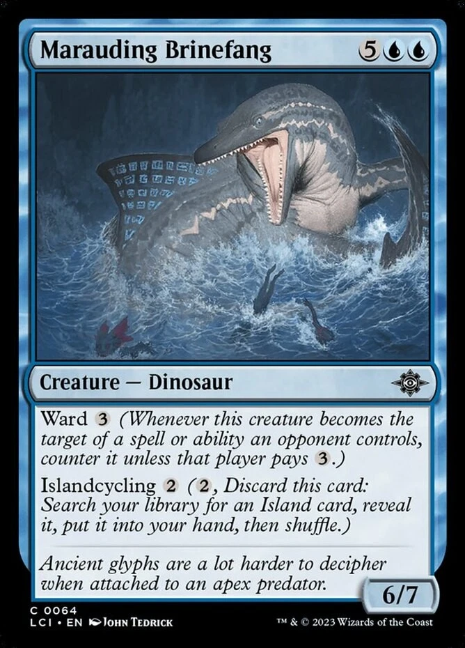 x1 Marauding Brinefang - Lost Caverns of Ixalan - NM - MTG - Image 1 of 1