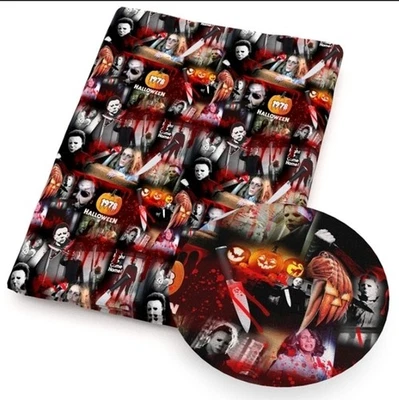 Tecido 100% algodão Halloween Bloody Horror 20 x 55 1283845 - Imagem 1 de 2