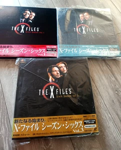 Laserdisc LD - X-files 6th Season Boxsets vol 1 vol 2 vol 3 obi Japan - Picture 1 of 6