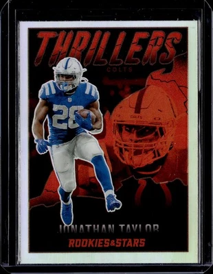 2022 Panini Rookies & Stars #TH-12 Jonathan Taylor Thrillers Red - Image 1 of 2