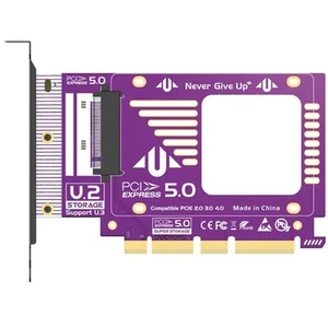 PCIe 5.0 auf U.2 (SFF-8639) Adapter, 128 Gbit/S GEN5 U.2 SSD auf PCIE X4 X89864 - Bild 1 von 6