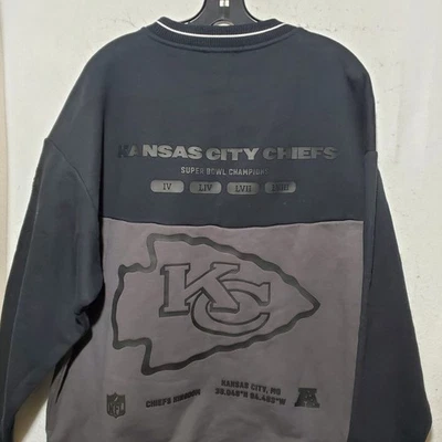 Sudadera Kansas City Chiefs Para Hombre Grande Diseñador Fuera Temporada Minorista $299 Nueva Con Etiquetas Foto 1 de 4