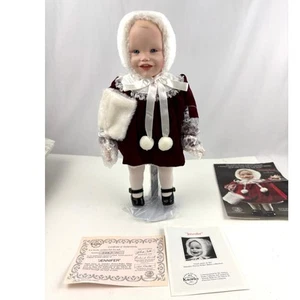 VTG Ashton Drake Jennifer Porcelain Doll by Yolanda Bello 1980s Perfect Babies - Picture 1 of 19