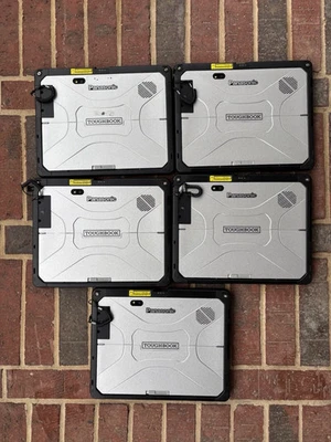 Lote de 5 Panasonic Toughbook Cf-33 2.6GHz Core i5-7300U 16GB 512GB Win 11 Táctil Foto 1 de 4