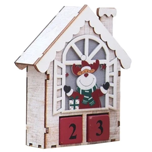 Hölzerne Ornamente Ältere Weihnachtskalender Blockkalender - Bild 1 von 12