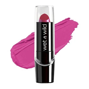 wet n wild Silk Finish Lipstick, Fuchsia with Blue Pearl, Hydrating Lip Color - Picture 1 of 4
