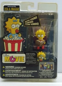 The Simpsons Movie Lisa & Maggie Movie Mayhem Figure Sound 2007 NIB McFarlane - Picture 1 of 7