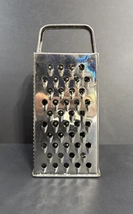 Bromwell 3119 Stainless Steel Box Grater 4 Sides Cheese Shredder USA - Picture 1 of 8