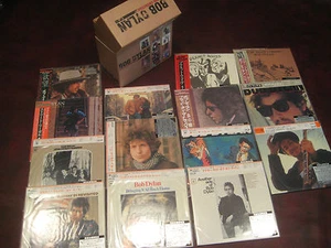 BOB DYLAN Rare 14 VERIFIED STICKER 1ST EDITION JAPAN OBI Replica JACKETS Box Set - Picture 1 of 1