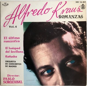 ALFREDO KRAUS - ROMANZAS - 1959 SPANISH 7" EP, PS, CLASSICAL - Picture 1 of 4