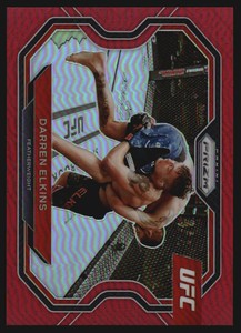 2021 Panini Prizm UFC Prizms Red #166 Darren Elkins /275