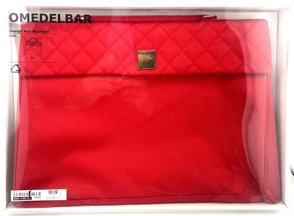 Ikea OMEDELBAR LED Decorative Bag Lamp Red Decor B Who you Are 804.140.77 - Image 1 of 4