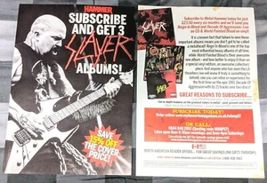 REVISTA SLAYER / KERRY KING HAMMER CDS SLAYER GRATIS PINUP CENTRAL + DVD GRATUITO - Imagen 1 de 1