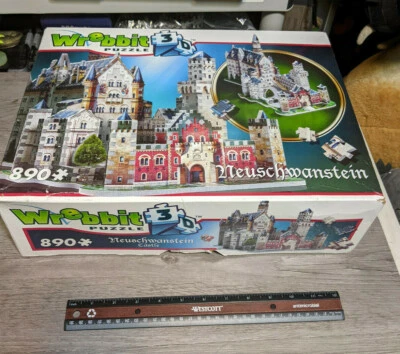 Wrebbit 3D Puzzle Neuschwanstein Castle 890 Pieces Puzz Model - Image 1 of 3