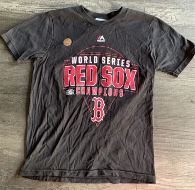 Boston Red Sox MLB World Series Champions Majestic Youth Small - Image 1 of 4
