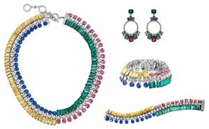 Henri Bendel Duchess Statement Necklace, Bracelet, Earring Set - Picture 1 of 13