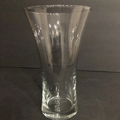 Стеклянная ваза прозрачный белый 9x5 - Изображение 1 из 3