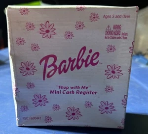 Mini caja registradora Mattel Barbie Shop With Me 2002 exclusiva de Avon 4,5 nueva en caja - Imagen 1 de 9