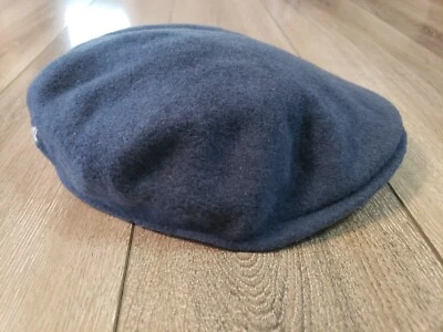 Gorra de invierno Kangol para hombre talla mediana lana 504 color azul sombrero de periodista de taxi Foto 1 de 4