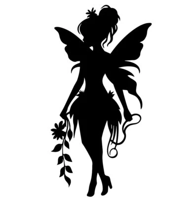Виниловая наклейка Fairy Silhouette Two PK 6 дюймов на окно автомобиля грузовика планшета ноутбука - Изображение 1 из 2