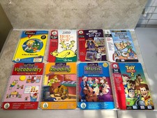 Lot Of 8 Leap Frog LeapPad Learning Booklets No Cartridges