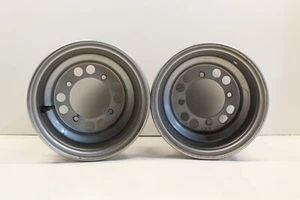 2012 Can-Am DS90 DS70 Four Stroke OEM REAR BACK WHEELS RIMS PAIR 8X7 - Picture 1 of 12