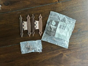 Belwith P103-AC Antik Kupfer Offset Türscharniere 2 pro Packung Hardware-ungeöffnet - Bild 1 von 3