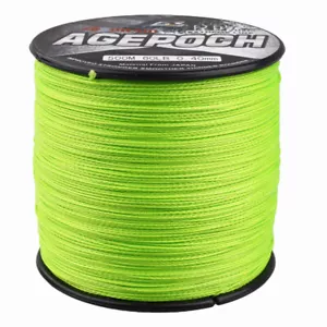 Agepoch 100M-2000M 6-300LB Fluorescent Green/Yellow Dynema Braided Fishing Line - Picture 1 of 10