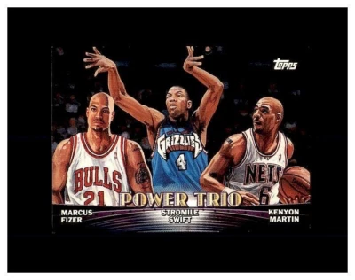 2000/01 Topps Combos #TC7 Power Trio Marcus Fizer/Stromile Swift/Kenyon Martin - Image 1 of 2
