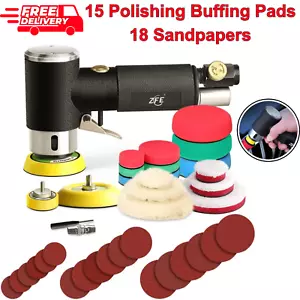 Mini Random Orbital Air Sander,1/2/3 Inch Pneumatic Polisher for Auto Body Work - Picture 1 of 8