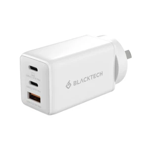 3 Port USB-C Type-C 67W PPS PD GaN Wall Charger Power Adapter Charger Blacktech - Picture 1 of 9
