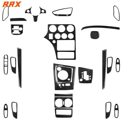 Kits de 32 piezas de molduras interiores completas de fibra de carbono para Alfa Romeo 159 Brera Spider 04-11 Foto 1 de 4
