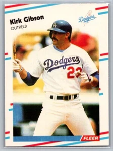 1988 Fleer Update Kirk Gibson #U-93 - Picture 1 of 2