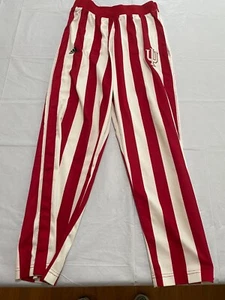 Adidas Indiana University IU Candy Stripe Pants Youth Large Snap Tearaway -632 - Picture 1 of 5