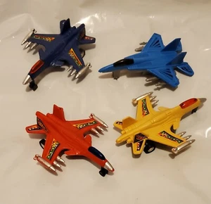 6 Jet Fighter Pull Back Plastic Planes Fun Gifts Party Favors Vehicle Toys - Picture 1 of 1