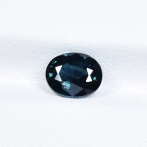 1.19 ct LUSTROUS NICE BLUE GREEN NATURAL TEAL SAPPHIRE - Oval Gemstone Video !! - Picture 1 of 2