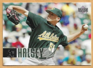 BRAD HALSEY OAKLAND ATHLETICS #728 - UPPER DECK NM-MT 2006 - Picture 1 of 2