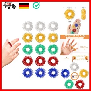 15 Stücke Finger Massage Ring, Akupressur Ring, Fingermassage Oder Zehenmassa... - Bild 1 von 9