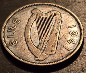 Ireland 1941 *SILVER* 2 Shlngs/1 Florin - Beautiful 80+ Year-Old European Gem! - Picture 1 of 2