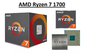 AMD Ryzen 7 1700 Octa Core Processor 3.0 - 3.7 GHz, Socket AM4, 65W CPU Only - Picture 1 of 6