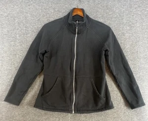 Sketchers Full Zip Black Fleece Lined Jacket Women’s Size Large Mock Neck - Picture 1 of 11